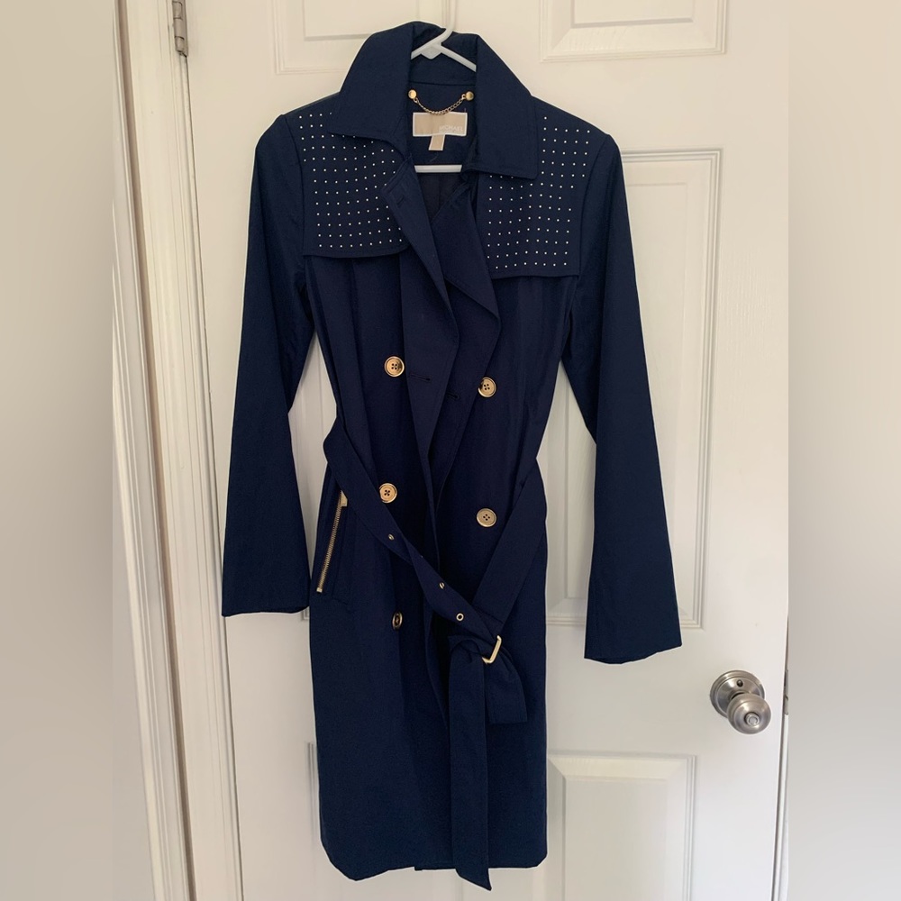 SOLD 🚫NEW Michael Kors Pea Coat, Size Small Navy